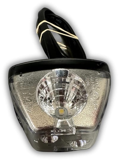 Breedtelamp - SIM - 3199 - Links/Rechts - Chrome - 2.4 - 6cm - LED - Wit/Amber/Rood - 12V-24V