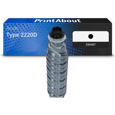 PrintAbout huismerk Toner Type 2220D (842042) Zwart Geschikt voor Ricoh
