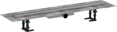 Hansgrohe RainDrain Compact - Douchegoot 80 cm, met rooster, geborsteld roestvrij staal 56166800