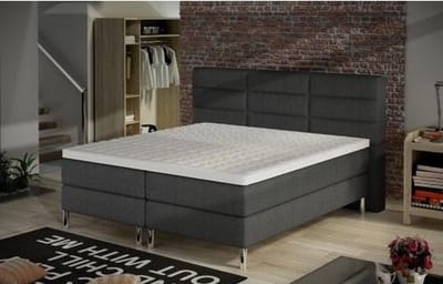 Boxspring Amsterdam DELUXE 180X200 Antraciet