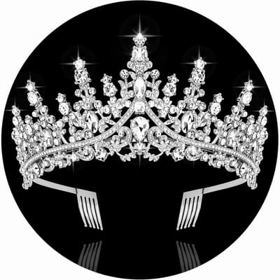 Prachtige Tiara voor Dames - Haarband met Kristallen voor Feest of Bruiloft