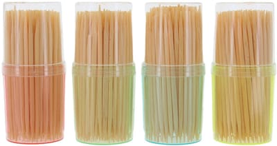 Jhubersproducts - Premium tandenstoker - Tandhygiëne - Onbehandeld hout - Cocktailspiesen - Duurzaam en veelzijdig - Perfect voor hapjes en knutselen