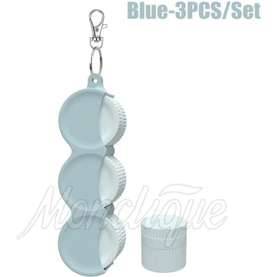 3 STUKS/Set Reis Cosmetische Dispenser Flessenset Siliconen Dispenser Container Lotion Opslag of Pillen Sieraden Draagbare Opbergdoos