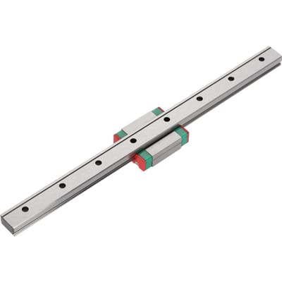 1 stuks LML12B Miniatuur Lineaire Railgeleiding 12mm Breedte Schuifblok (200 mm)