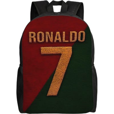 Dynamische Voetballer Rugzak R-Ronaldos 2026 Kampeerrugzakken Mannen Moderne Schooltassen Designer Grote Rugzak (as the picture,as picture)