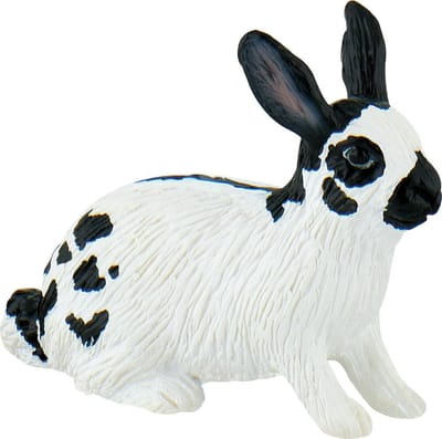 Bullyland 64611 – Speelfiguur en verzamelfiguur Haas – ca. 5,5 cm – levensecht en detailrijk vormgegeven – ideaal als educatief speelfiguur en klein cadeautje voor kinderen vanaf 3 jaar.