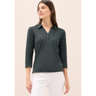 Poloshirt met 3/4 mouwen