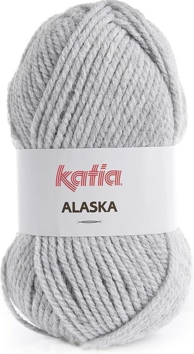 Katia Alaska - 09 grijs - Acryl Garen