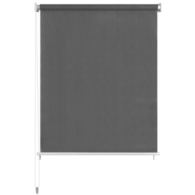 vidaXL - Rolgordijn - voor - buiten - 125(B)x140(H) - cm - antracietkleurig