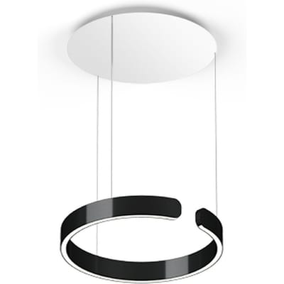 Occhio Mito Sospeso 40 up Hanglamp - black phantom - variabel - met Occhio Air - table/wide