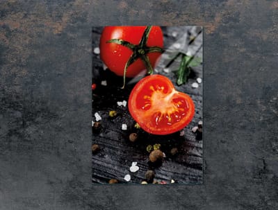 TMK ArtDeko - Snijplank - 35x52 cm - Pomidor - Decoratieve Glasplaat