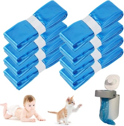Navulfolie voor Luieremmer - Geurloos - Antibacterieel - Waterdicht - Voor Luiers en Kattenbakvulling