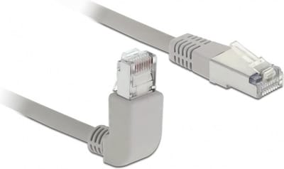 Delock 83524 RJ45 Netwerkkabel, patchkabel CAT 6 S/FTP 0.50 m Grijs 1 stuk(s)