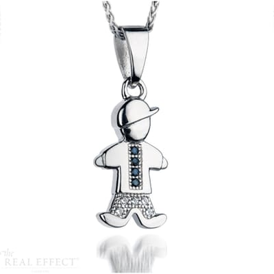 Orphelia Kinder 925 Sterling Zilveren Ketting met Hanger - Zilver ZH-7340