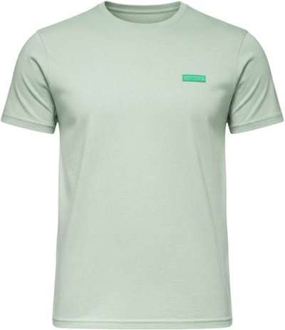 OMBRE T-shirt - Regular Fit - Katoen - Korte Mouw Lichtmunt S