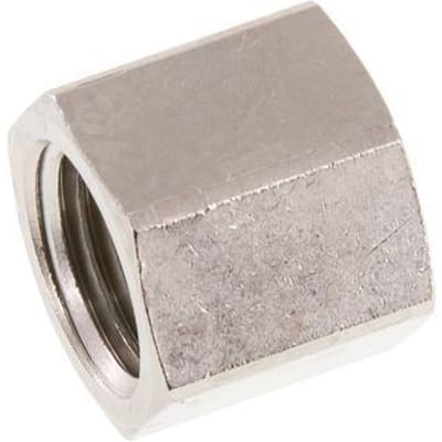 4/6 G1/4''mm Wartelmoer Vernikkeld Messing L15.5mm [5 Stuks]