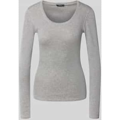 Slim fit shirt met lange mouwen van mix van katoen en modal model 'Sorana'