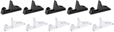 Dailygoods- Ezelstandaard Lichtgewicht - 10 Stuks - Kunststof - Decoratieve Houder - Geschikt voor Foto's - Afmetingen 85x40mm - Fotolijststandaard