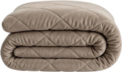 Y-NOT - Velvet Dekbed Zonder Overtrek 140x200 - Zomerdekbed - Zacht & Wasbaar - Taupe