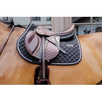 Kentucky Horsewear - Zadeldoek diamond rope jumping zwart