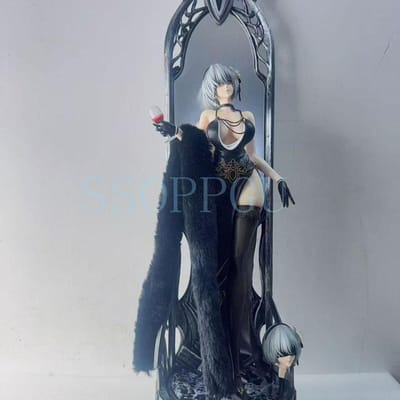 NIEUW 60CM NieR: Automata Model Yorha Nee. 2 Type B 2B Anime Meisje PVC Actie Model Speelgoed Spel Beeldje Volwassen Verzameling Model Pop With Retail Box