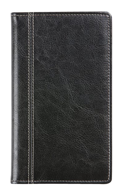 Brepols agenda 2027 - INTERPLAN [0.736] - PALERMO + ABC - Zakagenda - 1 week op 2 pagina's - Weekoverzicht - Gespiraleerd - Zwart - 9 x 16 cm
