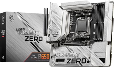 MSI B650M Project Zero moederbord AMD B650 socket AM5 micro ATX
