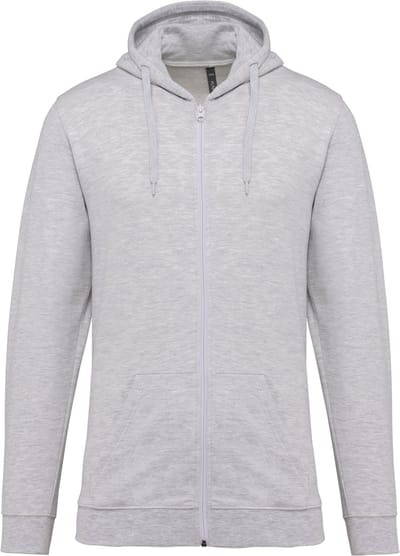 Kariban Sweater met rits en capuchon K479 - Ash Heather - XS