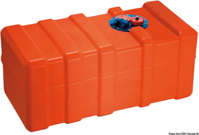 Osculati Eltex oranje 102 liter Brandstoftank