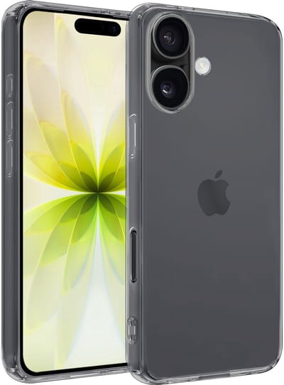 Hoesje - Geschikt voor Apple iPhone 17 - Sterk & Shockproof - Hoes Cover - Siliconen Case - Telefoonhoesjes - Transparant