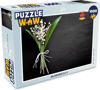 Puzzel bloemen-5-1-1 - Legpuzzel - Puzzel 1000 stukjes volwassenen