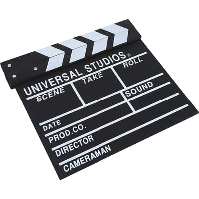 Houten Regisseur Scène Klapperbord TV Film Klapperbord Film Cut Requisiet
