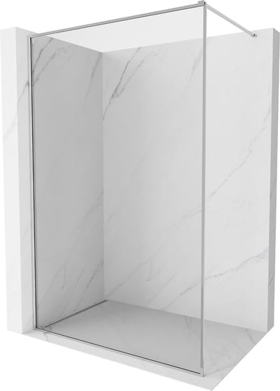 Mexen Kioto-F douchewand Walk-in met frame 180 x 202 , transparant 8 mm, chroom - 800-180-104-01-00