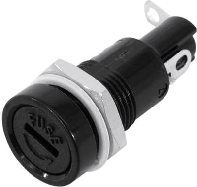 Eurolite Sicherungshalter mit Gewinde + Mutter - Accessoire voor podium elementen