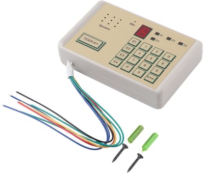 Phone Voice Dialer, Wired Phone Voice Dialer, Car Dialer Burglar Alarm, Home Security System with Phone Dialer Home Office Alarm System