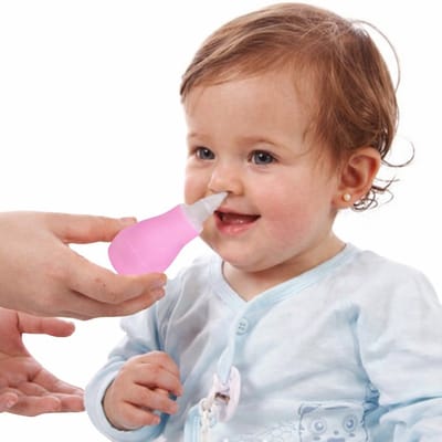 Neuszuiger Baby of Kind I Neusreiniger I Neuspeer I Neuspompje I Neuspomp I Nose Cleaner I Roze