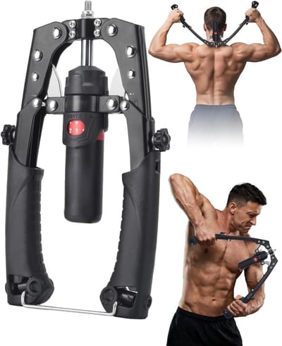 Krachtige Arm Trainer voor Spieropbouw met Verstelbare Weerstand voor Borst, Triceps en Schouders voor Mannen en Vrouwen