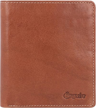 Esquire Portemonnee Denver RFID Wallet Vertikal Congnac Bruine