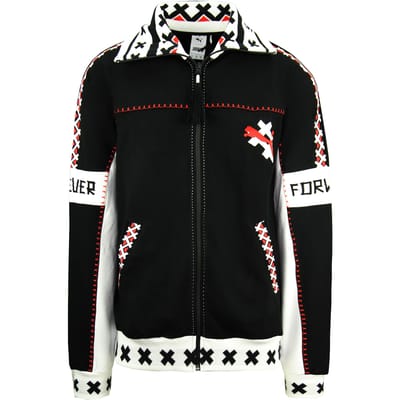 Puma x Jahnkoy XTG Track Jacket Zip Up Wit Zwart Heren Trui 596686 01