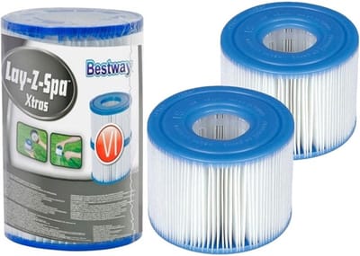 Bestway Lay-Z-Spa - zwembad filter - type VI - 10,6x8 cm - 2 stuks
