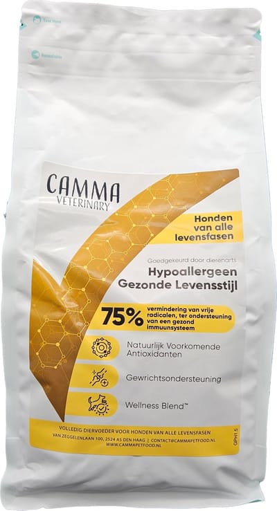 Camma Veterinary Hypoallergeen Gezonde Levensstijl - voor alle levensfase 10kg