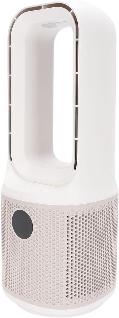 Ventilator Luchtreiniger - Bladloze ventilator - Comfortabele Luchtstroom - 9 Snelheden - 38x16x16 cm - Wit