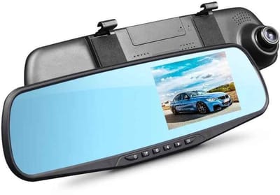 DrPhone OptiSafe BlackBox DVR – 1080P Full HD Dashcam – Dual Lens – Nachtzicht – Parkeerassistent – G-Sensor – Bewegingsdetectie – Achteruitrijcamera - Loop Recording