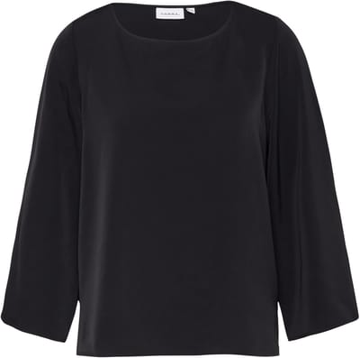 Blousenshirt met ronde hals