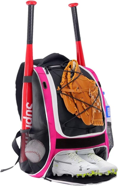 Honkbaluitrustingstas - Sporttas Knapzak - Sportspullen Opbergen - Waterdicht Scheurvast - 34x22x45cm - Glitter