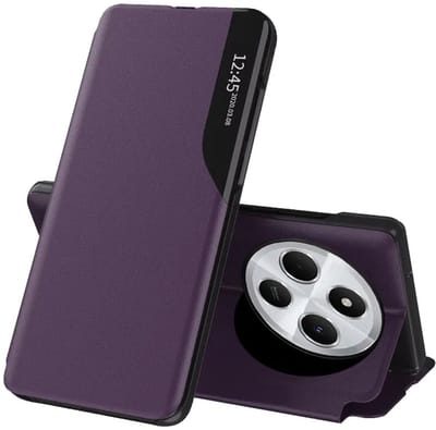 Hoesje geschikt voor Xiaomi Redmi 14C / Xiaomi Poco C75 - Techsuit eFold Book Case - Paars