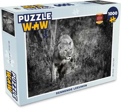 Puzzel Leeuwin - Jacht - Dieren - Legpuzzel - Puzzel 1000 stukjes volwassenen