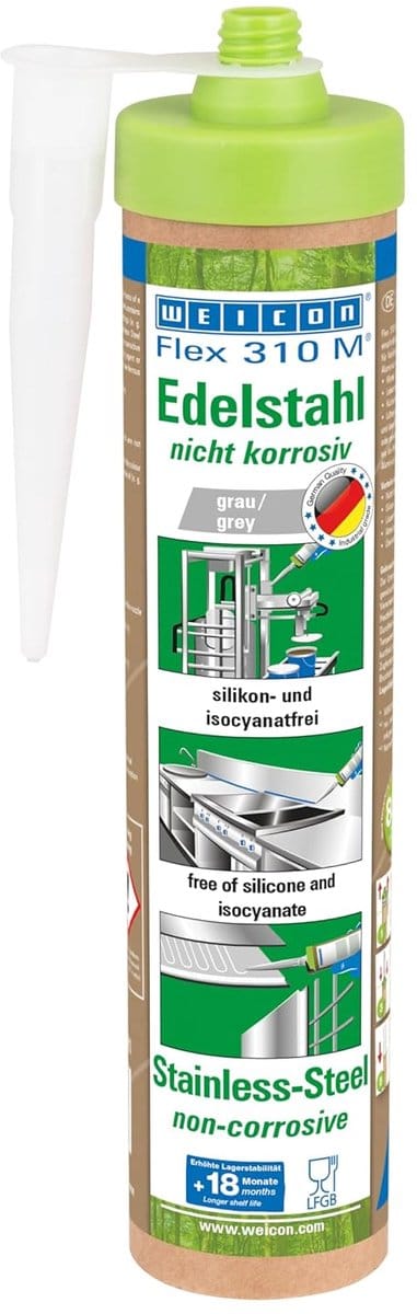 WEICON Green Tube Flex 310 M roestvrij staal, 280 ml