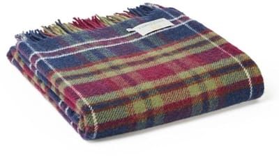 Plaid Tartan Morello - 150x183 - Nieuw Wol - Tweedmill UK