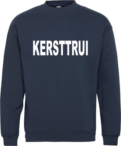 Kersttrui met tekst Kersttrui | Foute Kersttrui Dames Heren | Kerstcadeau | Kerstpakket | Navy | maat XS